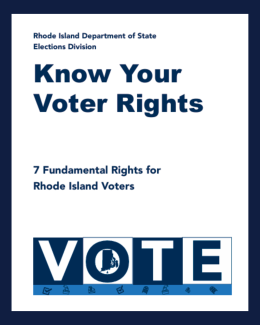 Know your rights booklet cover